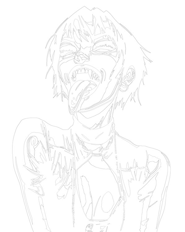 Картина по номерам «Девушка вампир в латексе, бдсм 40x50» — картинка 3