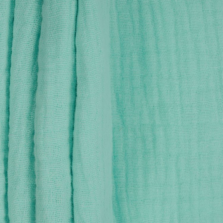 Ткань Муслин, 5 м x 130 см, 125 г/м², цвет: тиффани, TBY — картинка 2