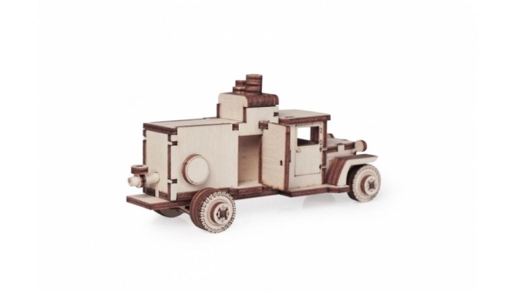 Конструктор из дерева «Грузовичок Компрессор», Lemmo — картинка 3