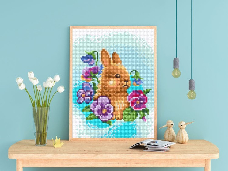 Алмазная вышивка «Зайка» — картинка 3