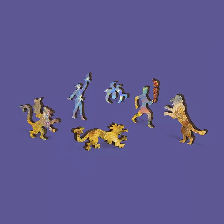 Деревянные пазлы DAVICI «Знак зодиака. Лев» — картинка 4