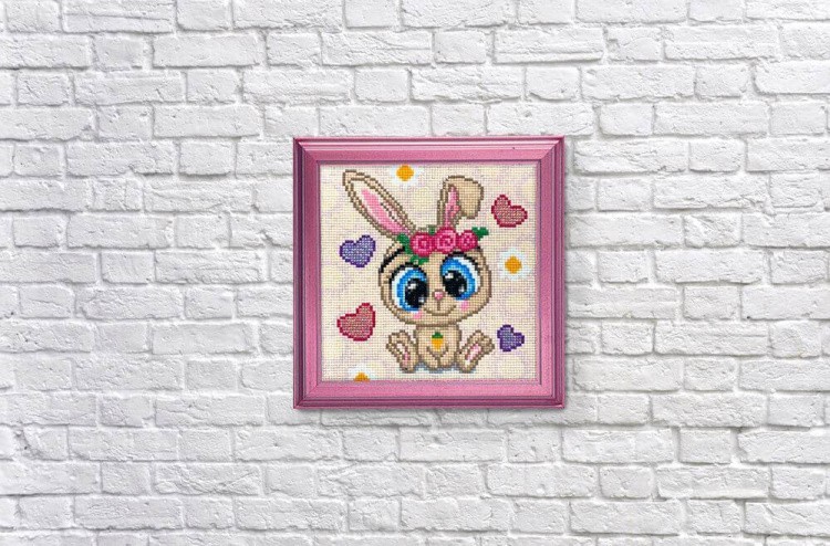 Алмазная вышивка «Зайчонок» — картинка 3