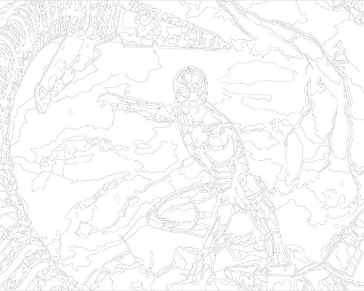 Картина по номерам «Человек-паук: Нет пути домой - Постер 2» — картинка 3