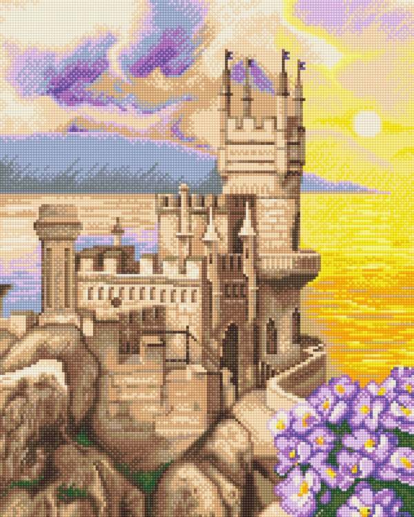 Алмазная вышивка «Ласточкино гнездо» — картинка 2
