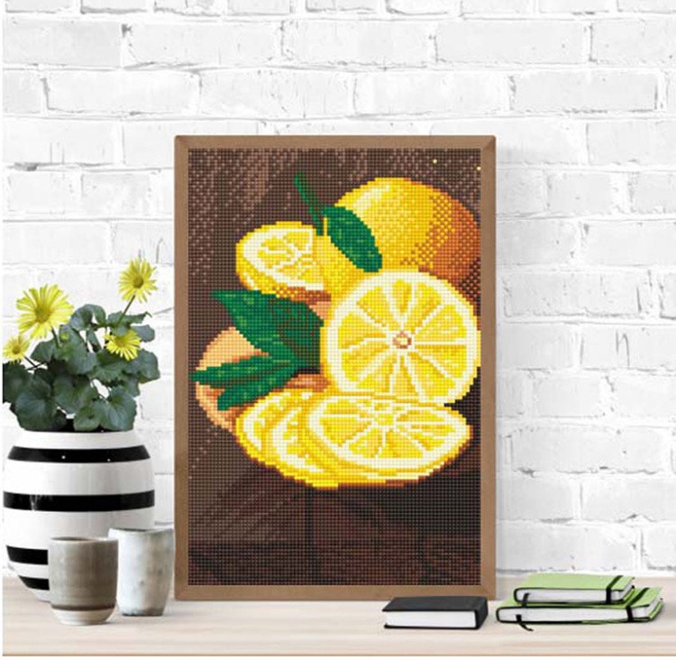 Алмазная вышивка «Лимонный фреш» — картинка 3