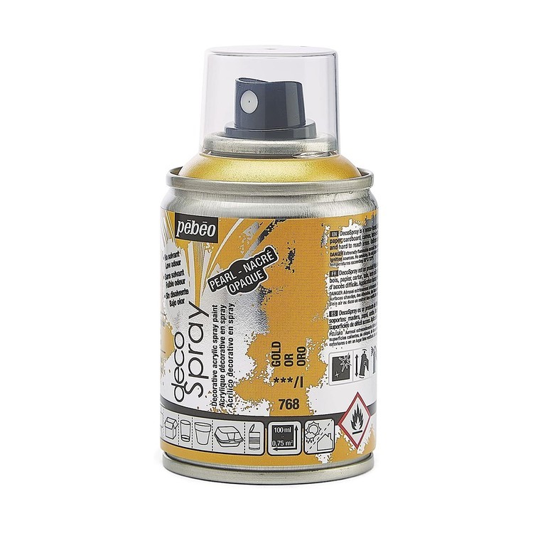 Краска на водной основе decoSpray, 093768 Под золото — картинка 3