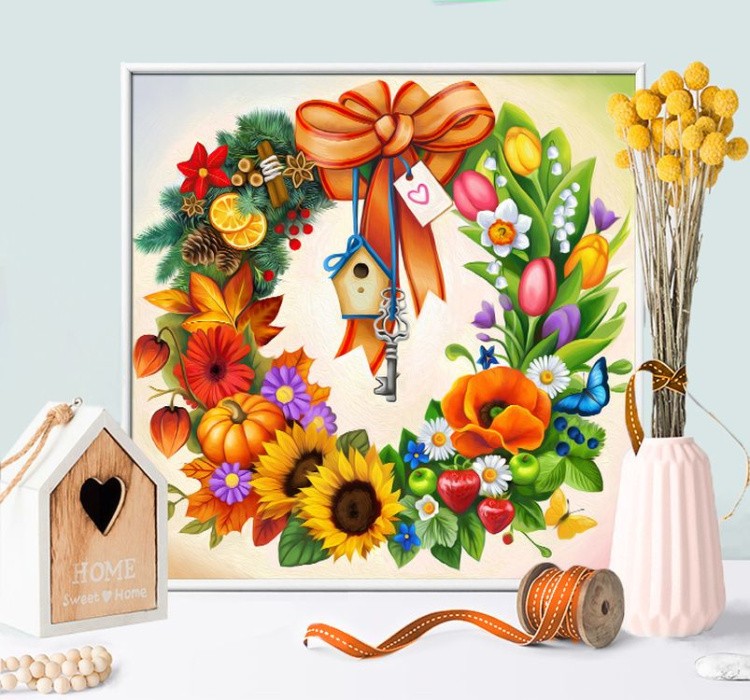 Алмазная вышивка «Круглый год» — картинка 2