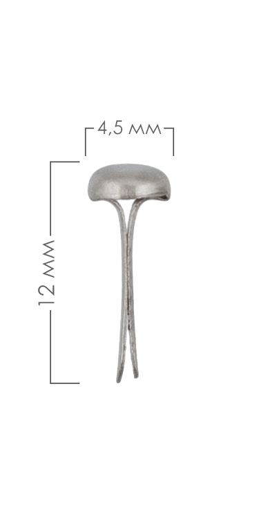 Набор брадсов, 4,5x12 мм, 30 шт., цвет: под серебро (матовое), Mr.Painter — картинка 2