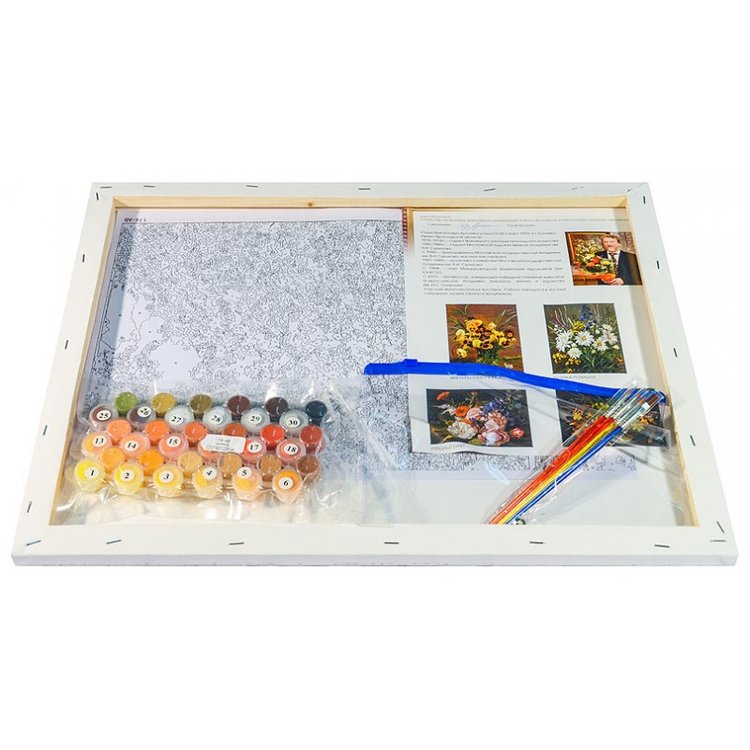 Картина по номерам «Пионовое настроение» — картинка 3