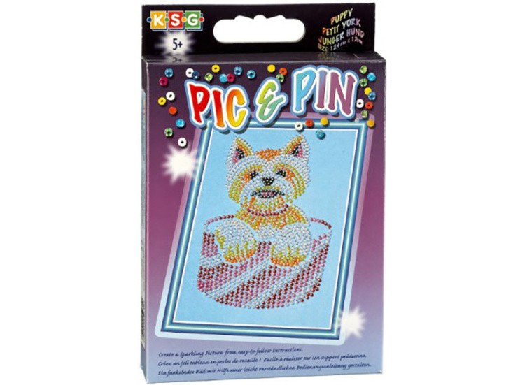 Мозаика из бусин «Щенок» — картинка 2