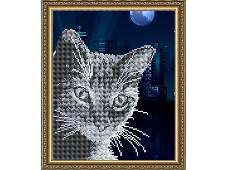 Рисунок на ткани «Хитрый Кот»