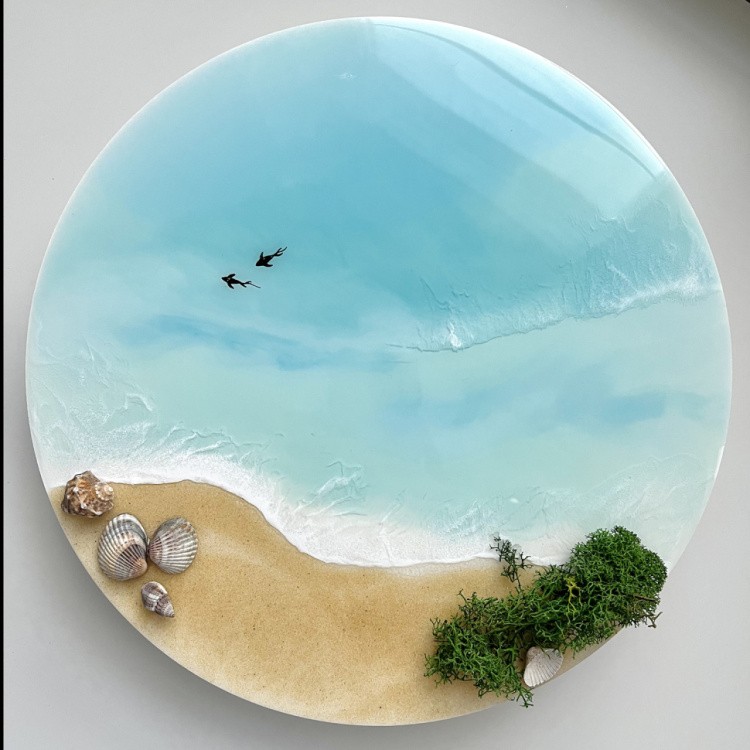 Набор для рисования эпоксидной смолой Океан, Epoxy Master — картинка 3