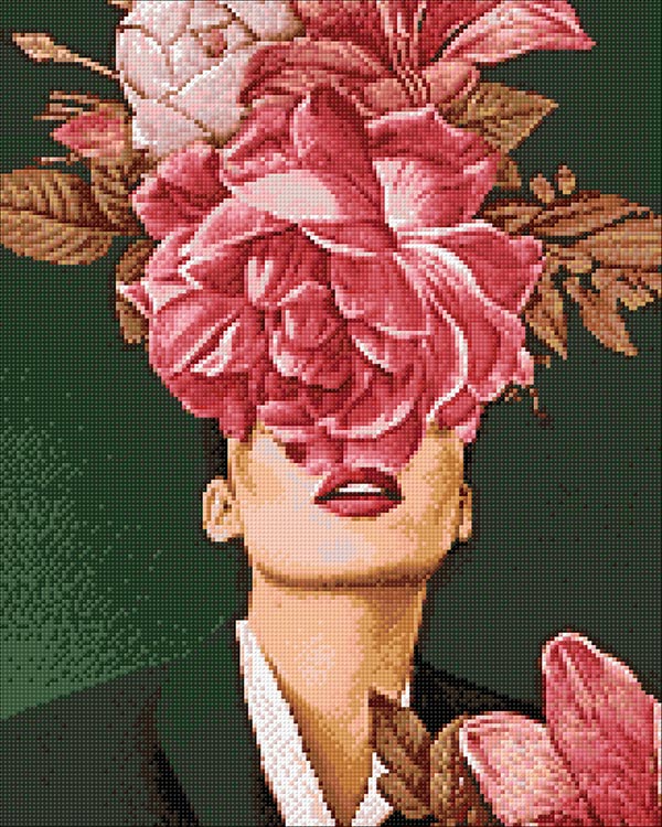 Алмазная вышивка «Цветочное наслаждение» — картинка 2