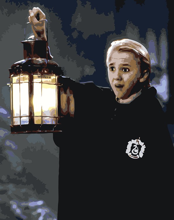 Картина по номерам «Гарри Поттер: Драко Малфой в запретном лесу»