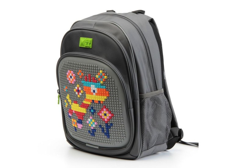 Рюкзак 4ALL Kids с битами, серый — картинка 2