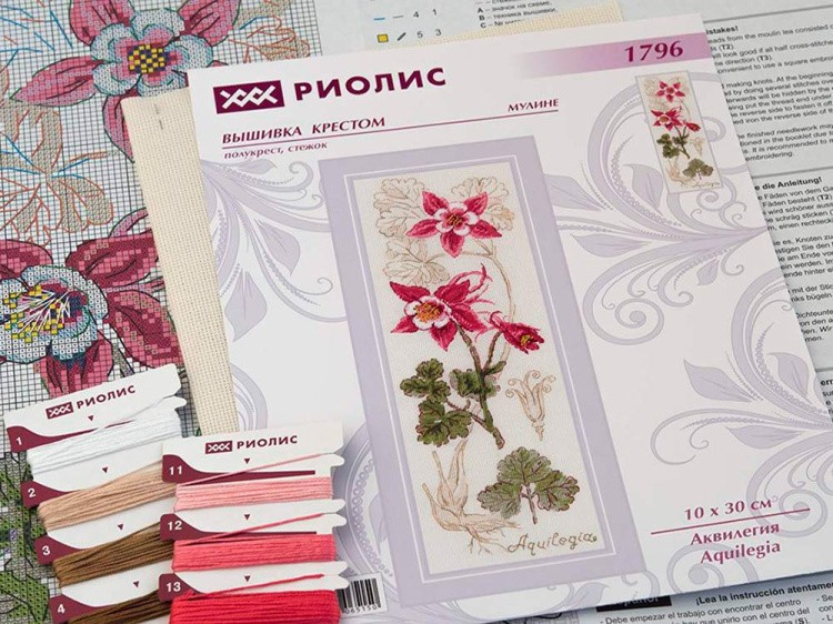 Набор для вышивания «Аквилегия» — картинка 5