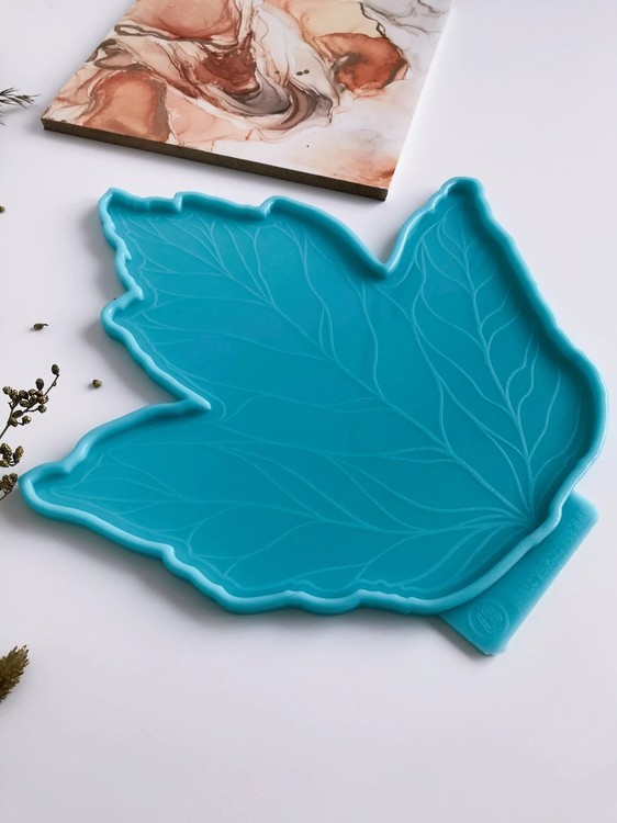Модель №87, Силиконовый молд Кленовый лист Большой, 30х31 см, Craftsmen.store — картинка 2