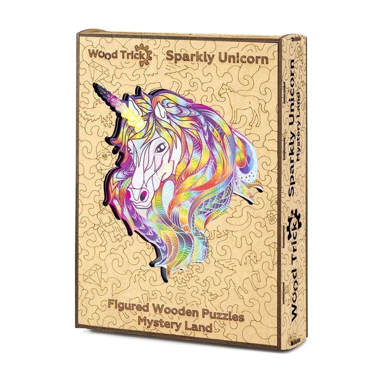 Деревянный пазл Wood Trick «Сверкающий Единорог» — картинка 2