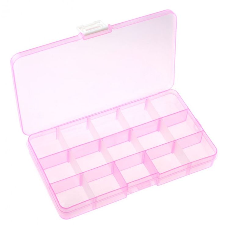 Органайзер, 15 отделений, розовый — картинка 3