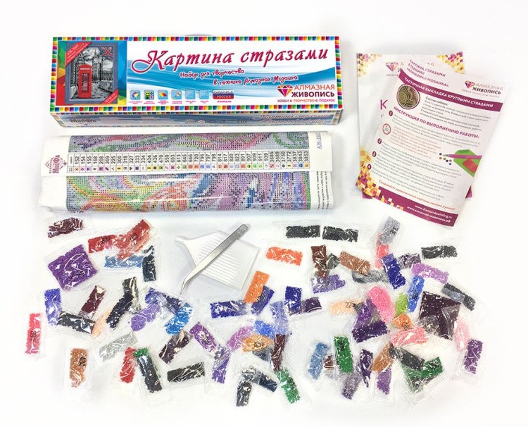 Алмазная вышивка «В Лондоне» — картинка 3