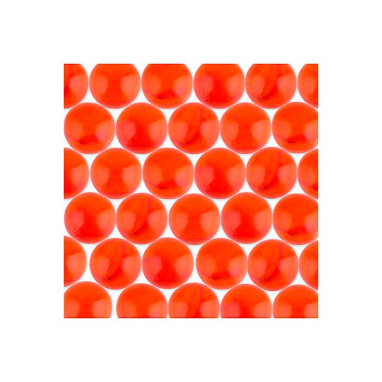 Стеклянные шарики марблс №02 красные GLM-04/16, 16 мм, 340 г, Blumentag 