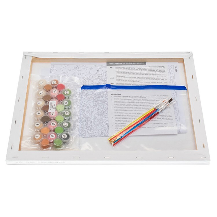 Картина по номерам «Малина в вазе» — картинка 3