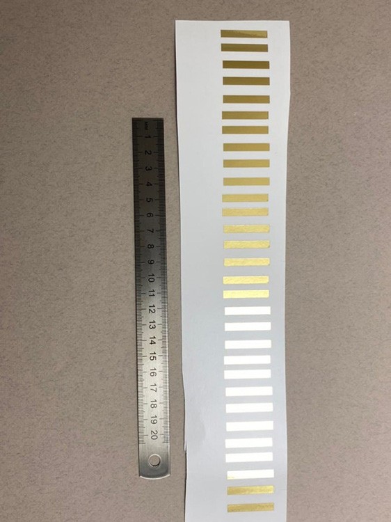 №18 Наклейка Деления для часов (золото) Sticker, Art Blong — картинка 5