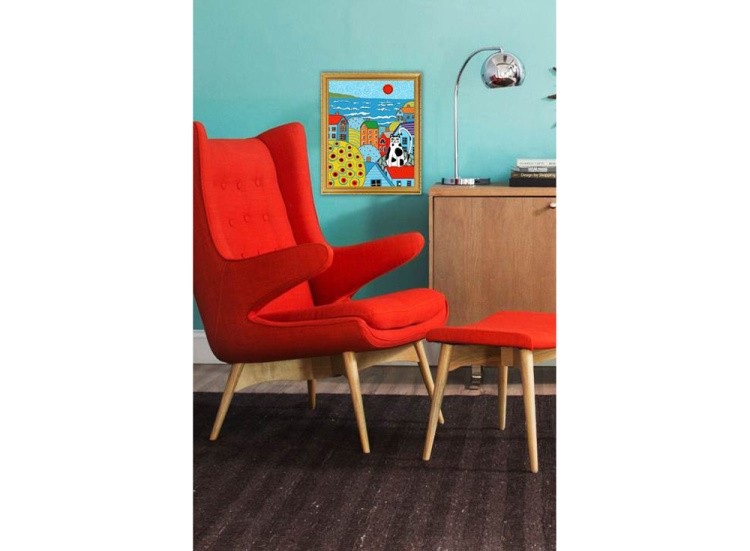 Картина по номерам «Кот и крыши» — картинка 3