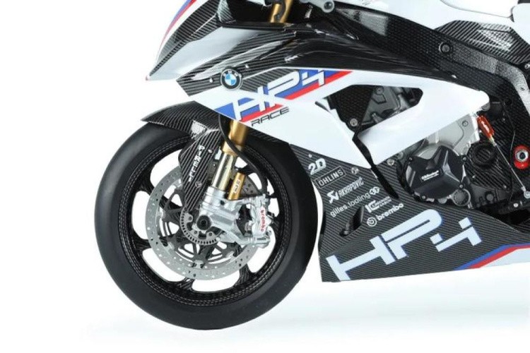 Сборная модель мотоцикла «BMW HP4 RACE», пластик, масштаб 1:9, MENG — картинка 11