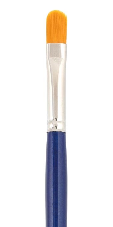 Кисть синтетика «Gallery» №10, овальная, 5 шт., длинная ручка, Vista-Artista — картинка 2