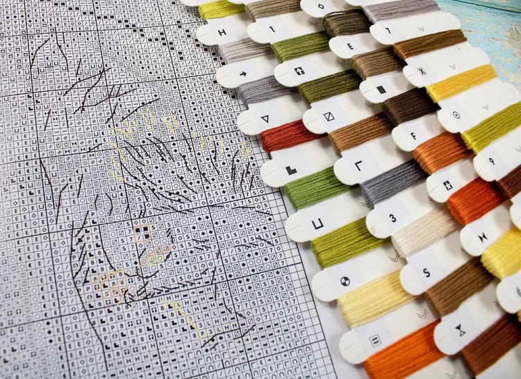 Набор для вышивания «A Friend for Little Fox (Друг для маленького Лиса)» — картинка 4