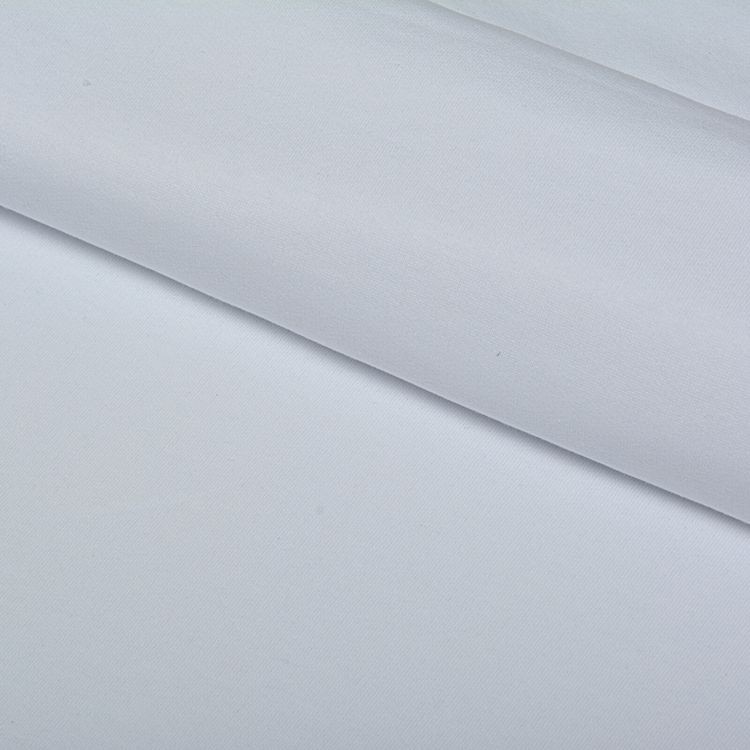 Ткань трикотаж Футер 2х нитка, опененд, 10 м x 200 см, 190 г/м², цвет: белый, TBY — картинка 4