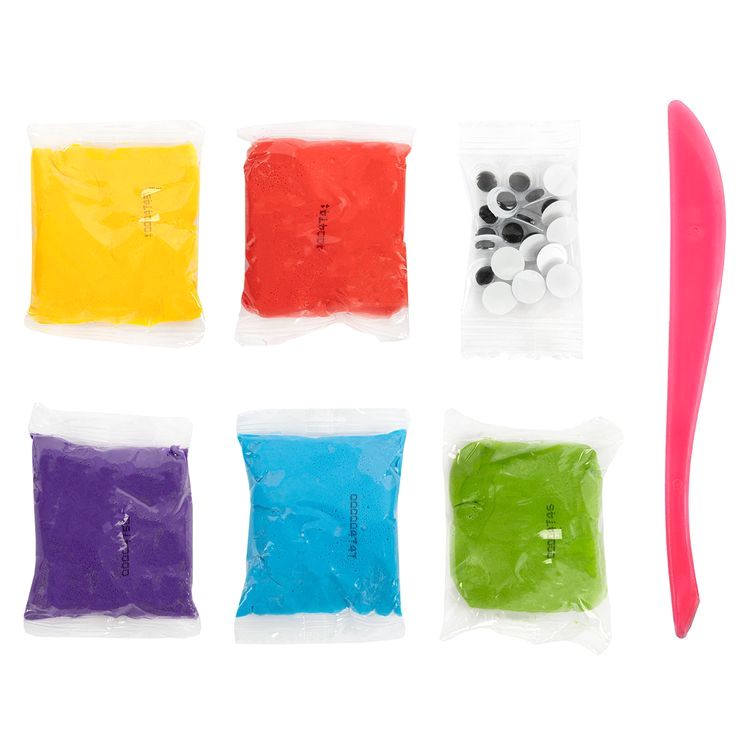 Пластилин легкий «Львенок», желтый, 50 г, 5 цв., Лео — картинка 2