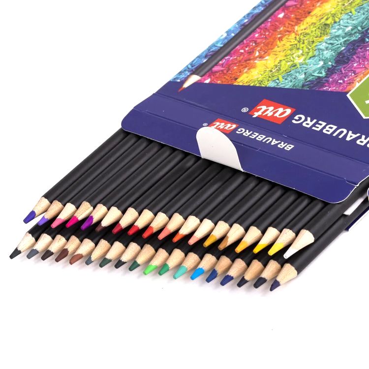 Карандаши художественные цветные BRAUBERG ART CLASSIC, 36 цв., мягкий грифель 3,3 мм — картинка 3