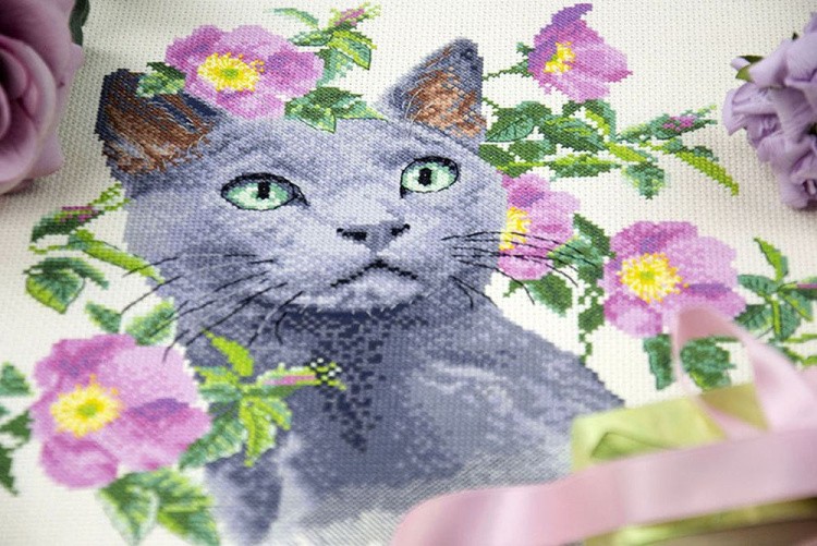 Набор для вышивания «В цветах шиповника» — картинка 4