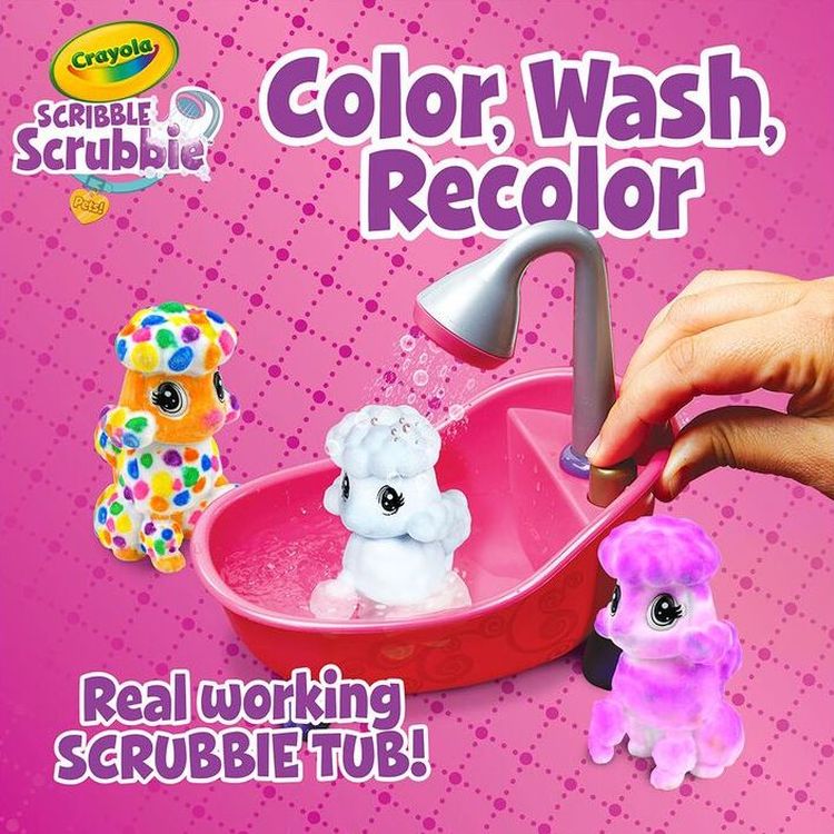 Фигурки для раскрашивания Washimals «Набор животных с ванной» — картинка 7