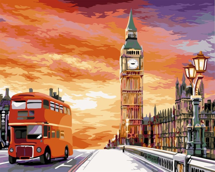 Картина по номерам «Биг-Бен. Лондон»
