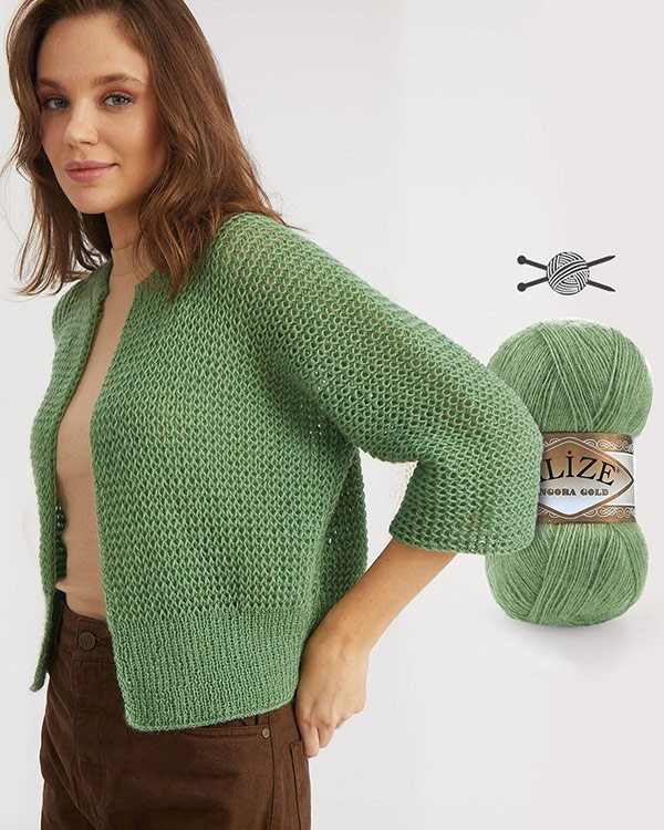 Пряжа ALIZE Angora Gold (757), светлый фрез, 5 шт. по 100 г — картинка 12