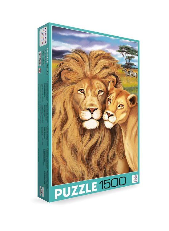 Пазлы «Пара львов» — картинка 2