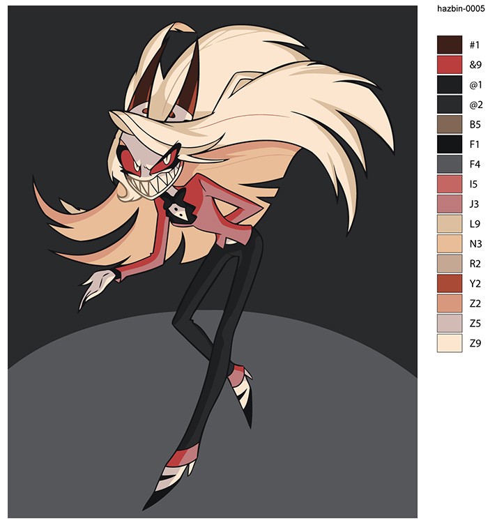 Картина по номерам «Отель Хазбин (Харбин): Чарли 40x50» — картинка 2