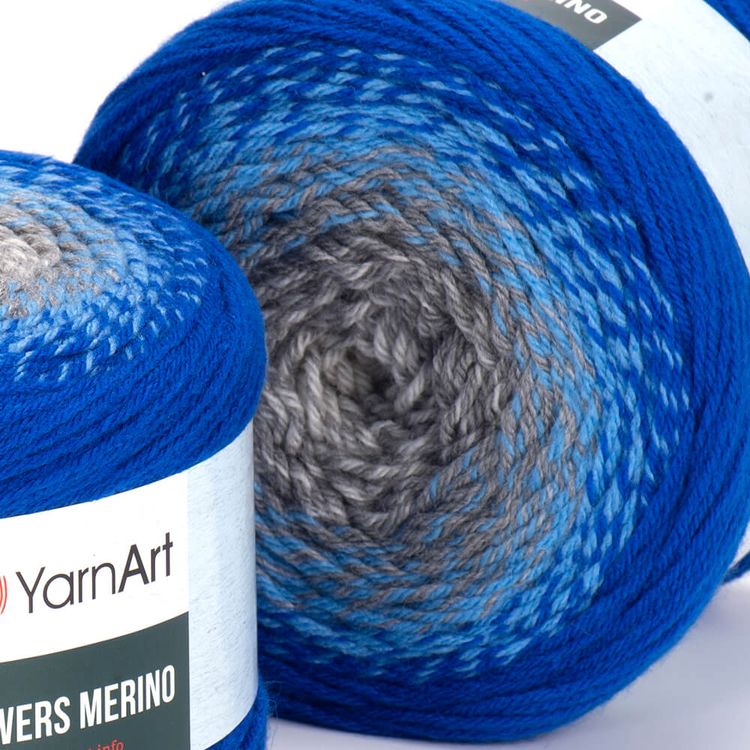 Пряжа YarnArt Flowers Merino (534), мультиколор, 5 шт. по 225 г — картинка 2