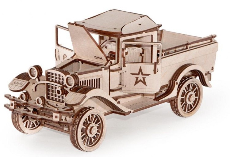 Конструктор из дерева «Грузовик Полуторка», Армия России — картинка 2