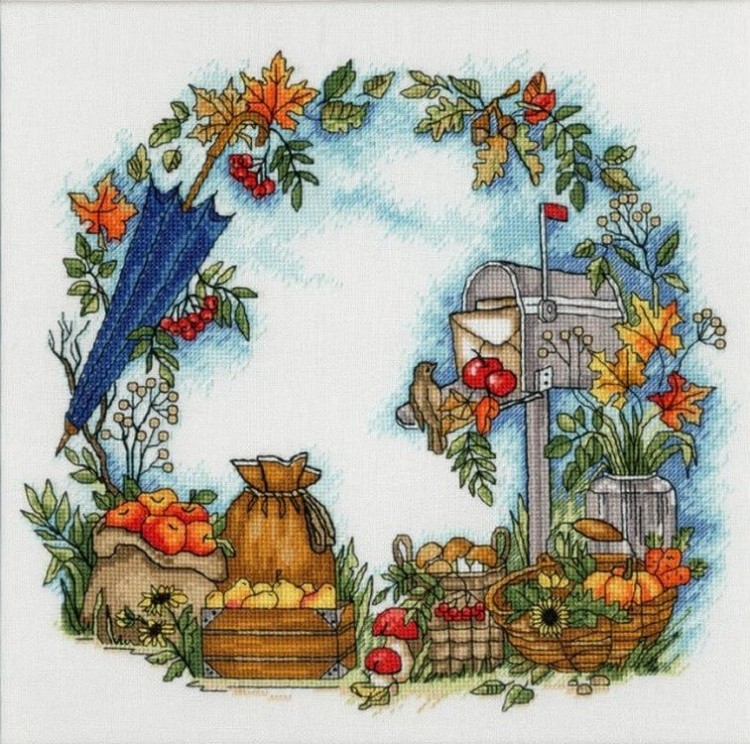 Набор для вышивания «Осенние письма»