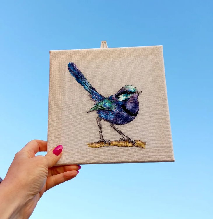 Набор для вышивания «Синий крапивник» — картинка 4