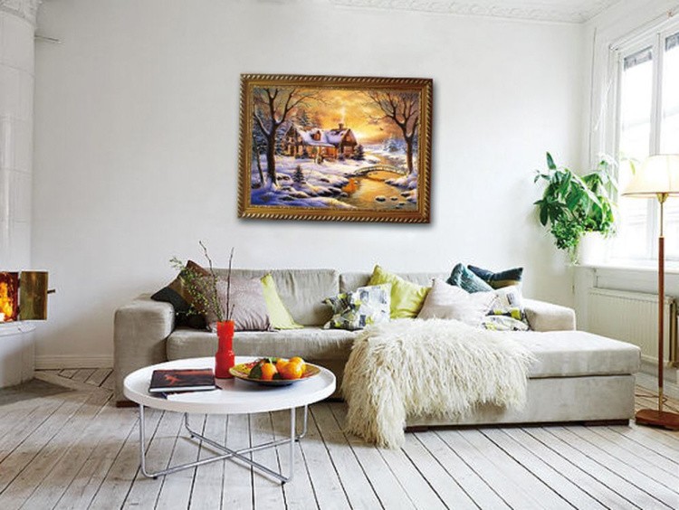 Алмазная вышивка «Вдали от города» — картинка 2