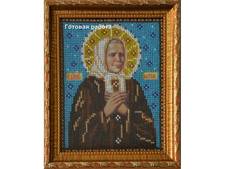Набор вышивки бисером «Святая Матрона Московская» — картинка 3