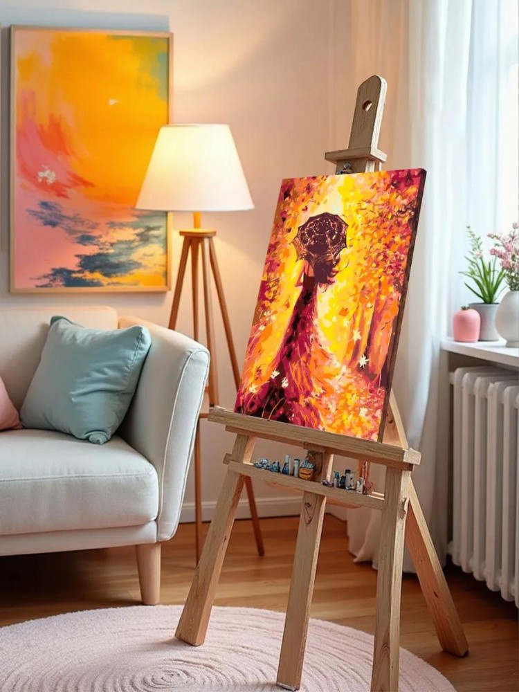 Картина по номерам «Леди-осень» — картинка 10