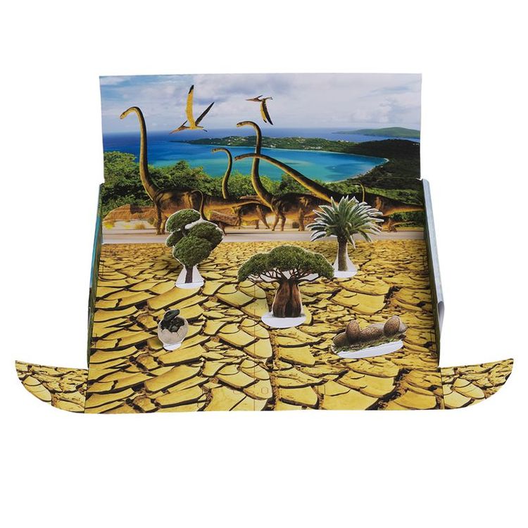 Космический пластичный песок набор «До нашей эры» 3 кг (цвет песочный, зеленый, желтый) — картинка 2