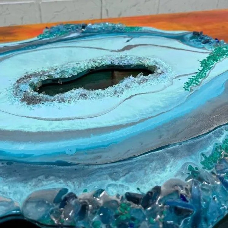 Особо вязкая смола для рисования Aquaglass Heavy 6 кг, RU-SMOLA — картинка 8