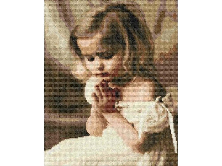 Алмазная вышивка «Детская молитва»